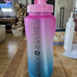 Pink and Blue Water Bottle